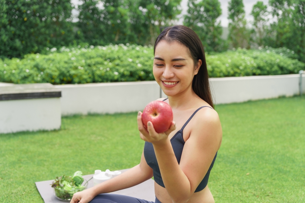 腸活にりんごが良い理由について解説している画像